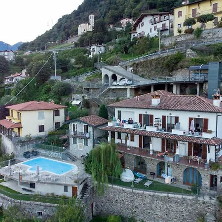 Wonderful Flat With Swimming Pool Lift And Garden * Gravedona