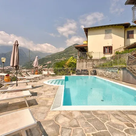 Apartamento Wonderful Flat With Swimming Pool Lift And Garden Gravedona
